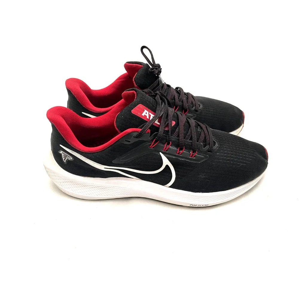 Atlanta Falcons NIKE AIR ZOOM PEGASUS 39 Black Running Shoes 11.5 DR2037-001